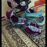 ست کامل کالسکه اسکلت خارجی مارک گراکو|کالسکه و لوازم جانبی|صفادشت, |دیوار