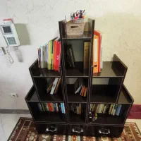 کتابخانه|کتابخانه، شلف، قفسه‌های دیواری|شاهین‌شهر, مخابرات (شهید بهشتی)|دیوار