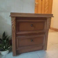 پاتختی کمد چوبی ویترین بوفه