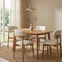 میز غذاخوری چهار نفره مشابه تصویر