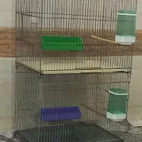 ۳ قفس واسه فروش ۱ کوچیک ۲ بزرگ تکی هم میفروشم