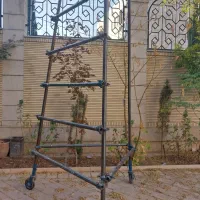 فروش نردبان سه پایه ۶متری چرخدار|مصالح و تجهیزات ساختمان|شیراز, غدیر شمالی|دیوار