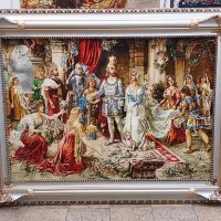 تابلو فرش دستباف با بالاترین دستمزد|تابلو فرش|سنندج, |دیوار