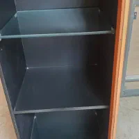 مبل نیم ست به همراه یک بوفه شیشه ای ست