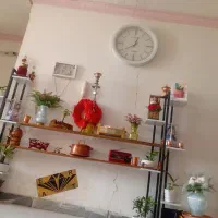 دکور استند گل ظروف مسی