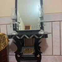 آینه و کنسول چوبی