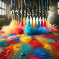 فروشگاه رنگ پودری(کوره ای) و دستگاه پاشش .|خدمات پیشه و مهارت|ارومیه, |دیوار