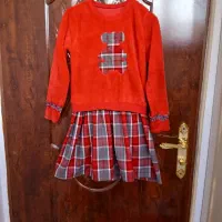 پیراهن پشمی دخترانه