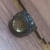 انگشتر نقره کوارتزطلایی