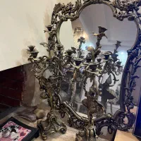 آینه و شمعدان