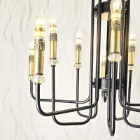 لوستر ۱۰شاخه ال|لوستر و چراغ آویز|فردیس, فردیس|دیوار