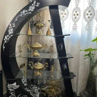 ویترین بوفه مشکی در حد نو|بوفه، ویترین، کنسول|نسیمشهر, |دیوار