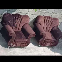 دو عدد مبل یک نفره قیمت مناسب فروش فوری