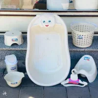 سرویس پلاستیک حمام نوزاد سیسمونی کامل