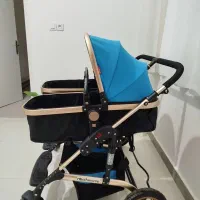 کالسکه دوقلو mothercare در حد نو|کالسکه و لوازم جانبی|ساری, |دیوار
