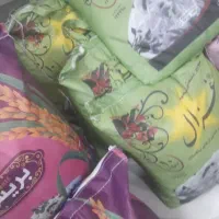 5کیسه برنج غزال 5کیسه ساعت و یک کیسه هندی