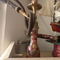 یک عدد قلیان تنه برنجی