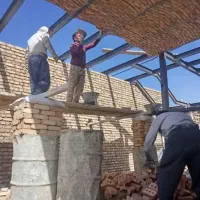 استا بنا سفت کارضربی دیوار چینی شیب بندی سیمانکاری