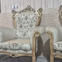 مبل سلطنتی ۹نفره تمیز|مبلمان خانگی و میز عسلی|شیراز, شهرک فجر|دیوار