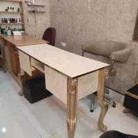 میز ناخن با صندلی|آرایشگاه و سالن‌های زیبایی|زرندیه, |دیوار