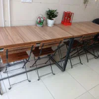 میز و صندلی کافه MDF قیمت مناسب|کافی‌شاپ و رستوران|نسیم‌شهر, |دیوار