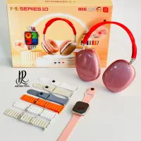 ساعت هوشمند همراه هدفون مدل P9 ULTRA2 دارای 7 بند