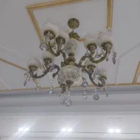 لوستر ترکیبی چینی برنز|لوستر و چراغ آویز|ارومیه, |دیوار