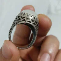 انگشتر نقره نگینش از سنگ داخل حرم امام حسین|کلکسیون اشیاء عتیقه|زیرآب, |دیوار