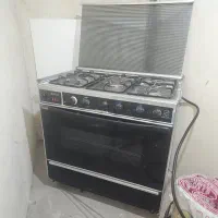 اجاق گاز فردار با جوجه گردان 5 شعله سالم فر دار