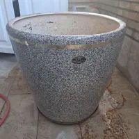 گلدان سرامیکی نو بزرگ روش لعاب زده