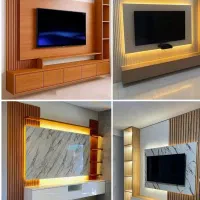اجرای ترمووال وماربل‌شیت(TV-Wall،سرویس و آشپزخانه)