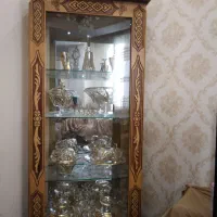 بوفه شیک وجنس چوب گردو با اشانتیون