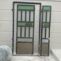 درب دولنگه شیشه خور لپویی