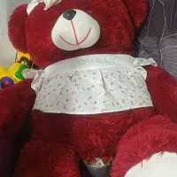 آغوشی نوزاد وعروسک خرس