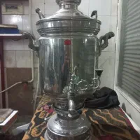 سماور گازی بزرگ مجلسی مناسب قهوه خانه در حد نو