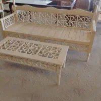 نیمکت و میز سه نفره