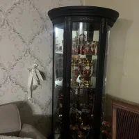 یک جفت ویترین انتیک ۴ طبقه سالم