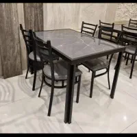 شرکت تجهیز مبلمان باغی رستورانی اپن صندلی تاب فلزی