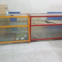 فروش دو عدد ویترین ۲ متری