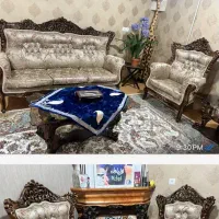 مبل ۹نفره سلطنتی چوب گردوهمدان