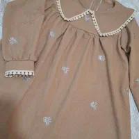 سرافن جنس لینن|کفش و لباس بچه|خورموج, |دیوار