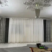 پرده اماده حریر قواری ۳۰۰|پرده، رانر، رومیزی|اهواز, ۳۰ متری|دیوار