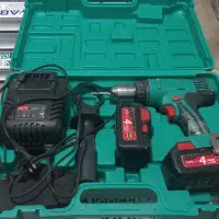 دریل شارژی دی سی ای ۱۸ ولت ۴ آمپر چکشی