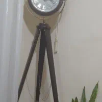 ساعت ایستاده تمام چوبی