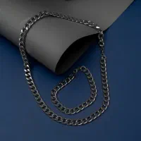 نیم ست گردنبند و دستبند مردانه ( پرداخت درب منزل )|بدلیجات|تهران, فلسطین (میدان انقلاب)|دیوار