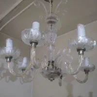 لوستر  شمع دانه ای ۵ شاخه نبتی