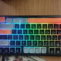 کیبورد گیمینگ d net فول RGB  با موس تسکو