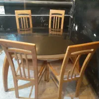 میز و صندلی چوبی