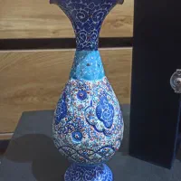 گلدان مینا کاری