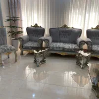 مبل کلاسیک ۹ نفره همراه با میز عسلی|مبلمان خانگی و میز عسلی|تهران, امیر بهادر|دیوار